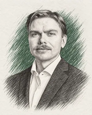 Portrait of Harald Franck